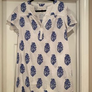 Vineyard Vines Patterned Linen Dress